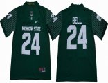 Michigan State Spartans #24 Le Veon Bell Green Limited Stitched NCAA Jersey