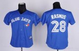 toronto blue jays colby rasmus #28 blue mlb kid jerseys