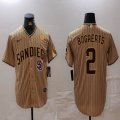 Nike San Diego Padres #2 Xander Bogaerts beige majestic baseball jerseys 03