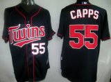 MLB Minnesota Twins 55 CAPPS BLUE MLB Jerseys