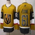 Adidas Vegas Golden Knights #61 Mark Stone yellow hockey Jersey