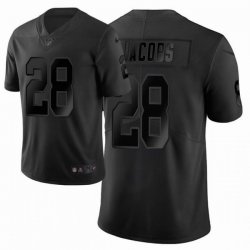 Nike Oakland Raiders #28 Josh Jacobs black Color Rush Limited Jersey -city viersion