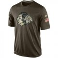 Men Chicago Blackhawks Salute To Service Nike Dri-FIT T-Shirt