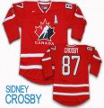 nhl 87 SIDNEY CROSBY Team Canada Red Jersey