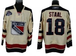 New York Rangers #18 STAAL cream NHL Jerseys