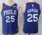 Youth Nike Philadelphia 76ers #25 Ben Simmons white nba basketbal Jersey-MHD