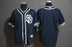 San Diego Padres bank blue majestic mlb Jerseys