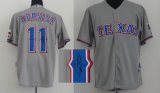 Texas Rangers #11 Yu Darvish gray MLB signature Jerseys