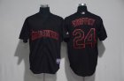 2017 Seattle Mariners 24 Ken Griffey black baseball jersey