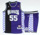 Sacramento Kings 55# Jason Williams purple nba basketball suits