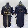 Nike Dallas Cowboys blank black baseball jerseys Joint name-BD 01