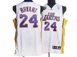 Los Angeles Lakers 24# BRYANT white jersey