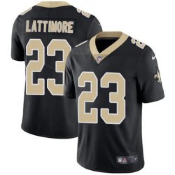 New Orleans Saints #23 Marshon Lattimore Nike black Color Rush Limited Jersey