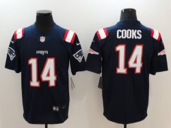 Patriots #14 Brandin Cooks blue Color Rush Limited Jersey-bd