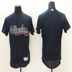 2016 Atlanta Braves blank dark blue Flexbase Authentic Collection Jersey