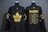 Adidas Toronto Maple Leafs #16 Mitch Marner black hockey jersey -WL