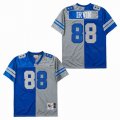 Dallas Cowboys #88 Michael Irvin Blue Gray splits Throwback NFL Jersey-SG