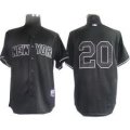 New York Yankees 20 Posada Black MLB Jersey