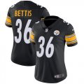 Women Pittsburgh Steelers Jerome Bettis #36 Nike black Color Rush Limited Jersey