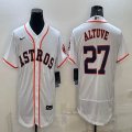 Nike Houston Astros #27 Jose Altuve white Flexbase Authentic Collection Jersey