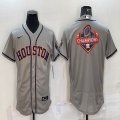 Nike Houston Astros blank gray Flexbase Authentic Collection Jersey champions