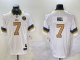 New Orleans Saints #7 Taysom Hill white fashion Nike Vapor F.U.S.E. Limited Jersey 03