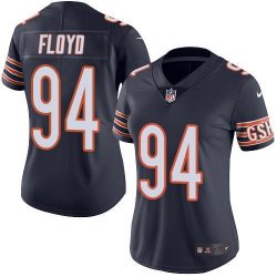 Women Nike Chicago Bears #94 Leonard Floyd dark blue Color Rush Limited Jerseys