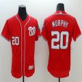 2016 Washington Nationals #20 Daniel Murphy red Flexbase Authentic Collection Jersey