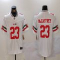 Nike San Francisco 49ers #23 Christian McCaffrey white Nike Vapor F.U.S.E. Limited Jersey-BD 01