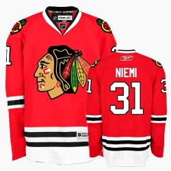 Chicago Blackhawks #31 NIEMI Red NHL Jerseys