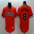 2016 Baltimore Orioles #8 Cal Ripken orange Flexbase Authentic Collection Jersey(1)