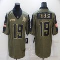 Nike Minnesota Vikings #19 Adam Thielen Green 2021 Salute to Service Limited Jersey