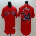 2016 Boston Red Sox # 34 David Ortiz red elite basebll jersey