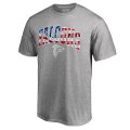 Men's Atlanta Falcons Pro Line by Fanatics Branded Heathered Gray Big & Tall Banner Wave T-Shirt