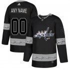 Custom Adidas Washington Capitals black fashion ice hockey Jersey