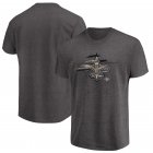 New Orleans Saints Majestic Big & Tall Fierce Intensity T-Shirt â€“ Heathered Charcoal