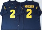 Jordan Brand Michigan Wolverines Charles Woodson 2 blue College Football limited Jersey-PNS