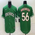 2023 World Cup Mexico #56 Randy Arozarena green majestic baseball jerseys 14