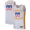 Custom Tennessee Volunteers white fashion college Basketball Jersey