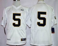 Under Armour Norte Dame Fighting Irish 5 Everett Golson College Football Jersey - White