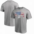 Washington Redskins Pro Line by Fanatics Branded Banner Wave T-Shirt - Heathered Gray