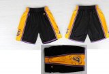 Adidas Los Angeles Lakers black yellow NBA shorts