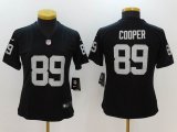 Women Nike Oakland Raiders 89 Amari Coope black Color Rush Limited Jersey