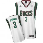 Brandon Jennings Milwaukee Bucks 3# White nba jersey