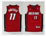 Adidas Miami Heat ANDERSEN 11# red nba Jersey