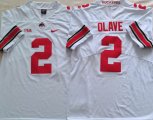 Ohio State Buckeyes #2 Chris Olave white NCAA Nike College Football Jersey