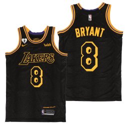 Los Angeles Lakers #8 Kobe Bryant black Snake pattern style nike NBA jerseys -SG