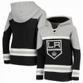 Custom Adidas Los Angeles Kings black gray personality Ice Hockey Hooded Sweatshirt