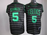 Boston Celtics 5 GARNETT gray stripe jerseys