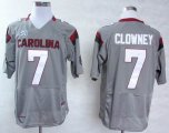 South Carolina Gamecocks Jadeveon Clowney #7 College Football gray Jersey